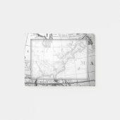  Wereldkaart Sticky Note Pad (Voorkant)
