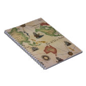 Wereldkaart Stille Oceaan Notitieboek (Rechterzijde)