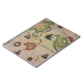 Wereldkaart Stille Oceaan Notitieboek (Linkerzijde)