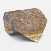 WERELDKAART STROPDAS (Opgerold)