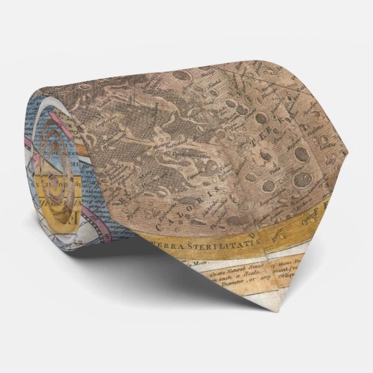  WERELDKAART STROPDAS (Opgerold)