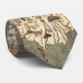  Wereldkaart stropdas (Opgerold)