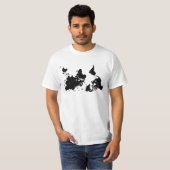 wereldkaart t-shirt (Voorkant volledig)