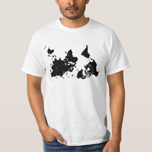 wereldkaart t-shirt (Voorkant)