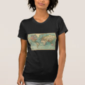  Wereldkaart T-shirt (Voorkant)