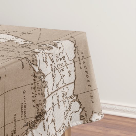 wereldkaart tafelkleed (Voorbeeld)