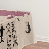 wereldkaart tafelkleed (Voorbeeld)