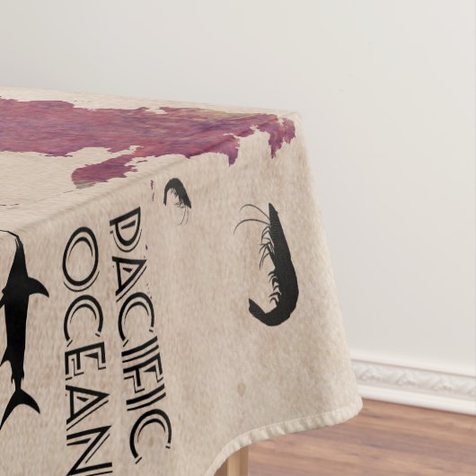 wereldkaart tafelkleed (Voorbeeld)