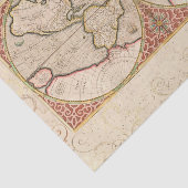 Wereldkaart Tan-decoupage Tissuepapier (Detail)