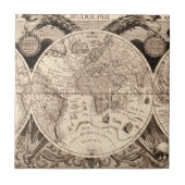 Wereldkaart Tegeltje (Voorkant)