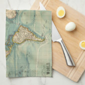  Wereldkaart Theedoek (Quarter Fold)