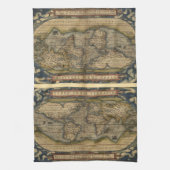  Wereldkaart Theedoek (Verticaal)