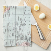  Wereldkaart Theedoek (Quarter Fold)