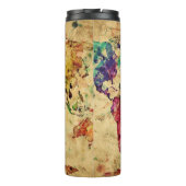  wereldkaart thermosbeker (Achterkant)