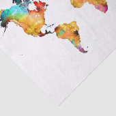 wereldkaart tissuepapier (Detail)