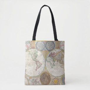  WERELDKAART TOTE BAG