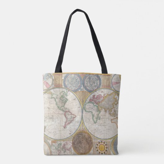 WERELDKAART TOTE BAG (Achterkant)