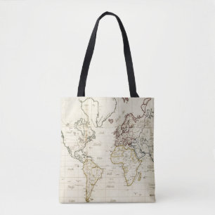 Wereldkaart Tote Bag