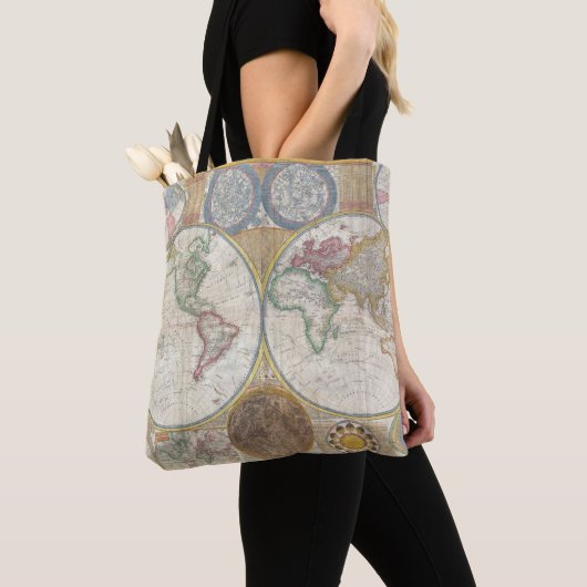 WERELDKAART TOTE BAG (Dichtbij)