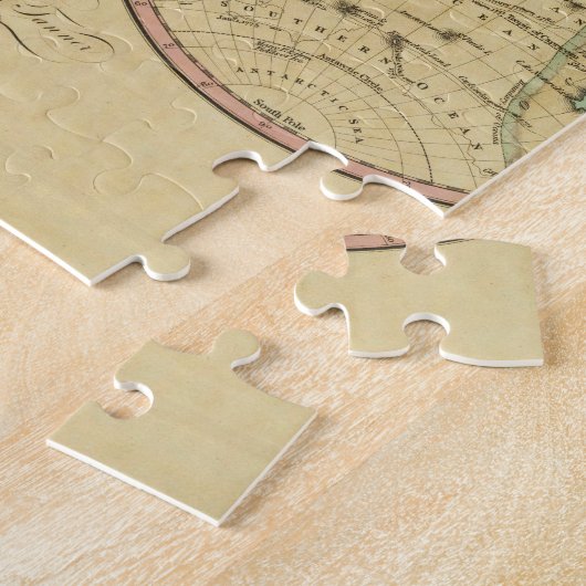 wereldkaart uit de oudheid 1 legpuzzel (Zijkant)