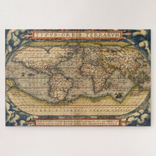 Wereldkaart van Abraham Ortelius 1564 Legpuzzel