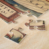  Wereldkaart van Abraham Ortelius 1564 Legpuzzel (Zijkant)