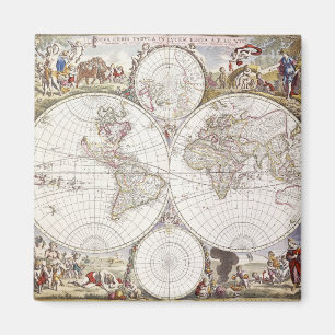 wereldkaart van Atlas Maior Magneet