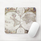 wereldkaart van Atlas Maior Muismat (Met muis)