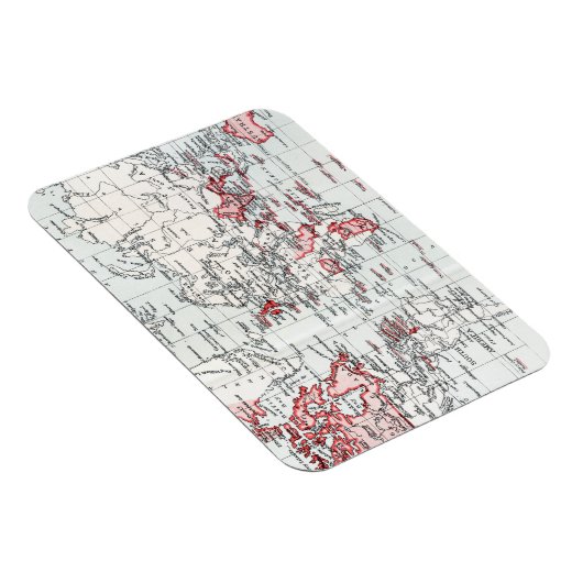 Wereldkaart van de British Possessions in 1904 Magneet (Rechterzijde)