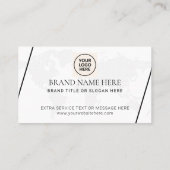 Wereldkaart van de formele QR-code Visitekaartje (Achterkant)