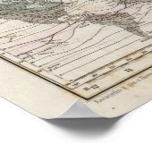 Wereldkaart van de luchtstroom poster (Hoek)