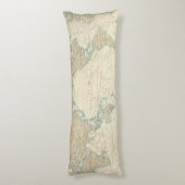 wereldkaart van de verzendkanalen lichaamskussen (Achterkant (Verticaal))