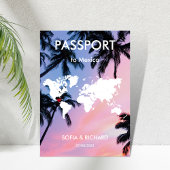 Wereldkaart van de weduwenpalm bestemming