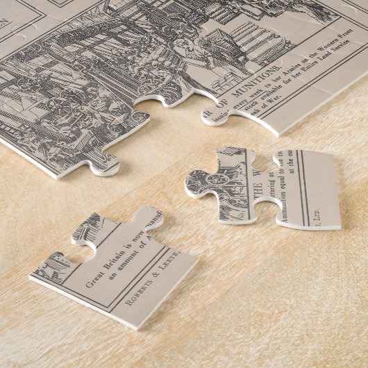  Wereldkaart van het Britse Rijk (1916) Legpuzzel (Zijkant)