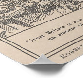  Wereldkaart van het Britse Rijk (1916) Poster (Hoek)