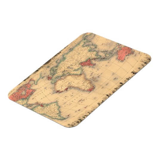 Wereldkaart van het Britse Rijk Magneet (Linkerzijde)