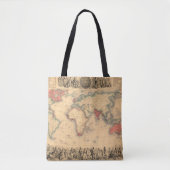 wereldkaart van het Britse Rijk Tote Bag (Voorkant)