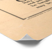 Wereldkaart van het oude Britse Rijk (1920) Poster (Hoek)