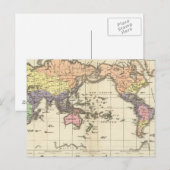 Wereldkaart van kledingstijlen briefkaart (Voorkant / Achterkant)