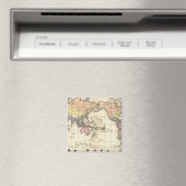 Wereldkaart van kledingstijlen magneet (Insitu (Vaatwasser))