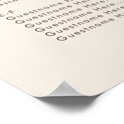 Wereldkaart van koper poster (Hoek)