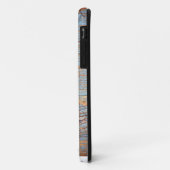 Wereldkaart van kunsthout Case-Mate iPhone case (Achterkant/links)