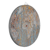 Wereldkaart van kunsthout dartbord (Voorkant Links)