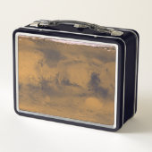 Wereldkaart van Mars Red Planet door satelliet (Achterkant)