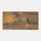 Wereldkaart van Mars Red Planet door satelliet Bureaumat (Voorkant)