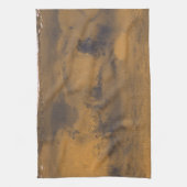 Wereldkaart van Mars Red Planet door satelliet Theedoek (Verticaal)