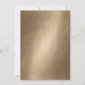 Wereldkaart van metallisch goud: bruiloft (Achterkant)