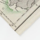 wereldkaart van oceaanstromen fleece deken (Hoek)