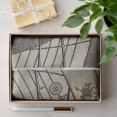 Wereldkaart van planetaire aarde, ontkoppelpapier tissuepapier (Geschenk)