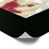 wereldkaart van visuele kunsten poster (Hoek)